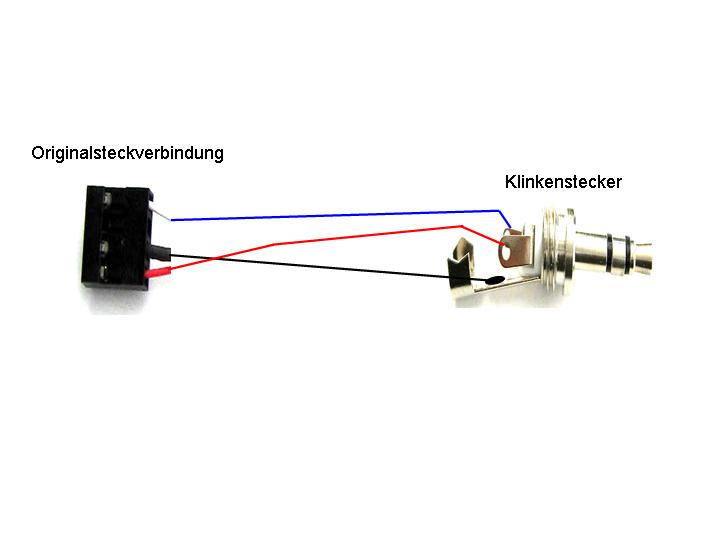 Verbindungsleitung vom CD-Laufwerk zum Verstrker