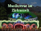 Diorama mit dem Thema: Musikrevue im Zirkuszelt