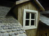 Dachfenster einer Scheune